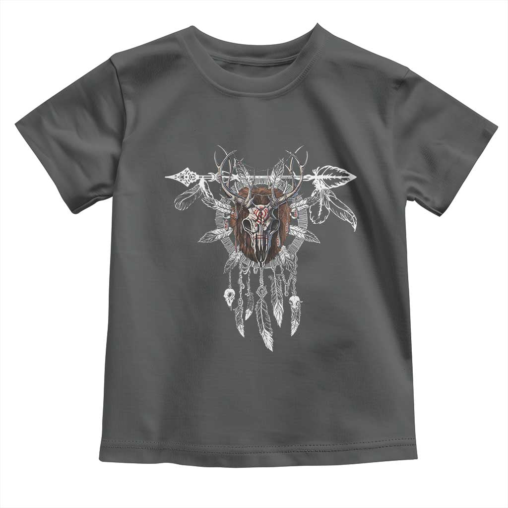 Native American Wendigo Monster Skinwalker Dreamcatcher Toddler T Shirt - Wonder Print Shop