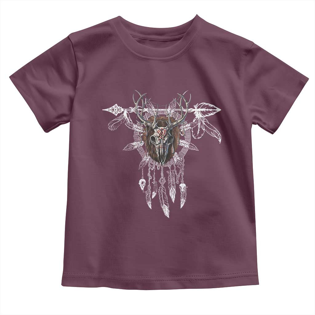 Native American Wendigo Monster Skinwalker Dreamcatcher Toddler T Shirt - Wonder Print Shop