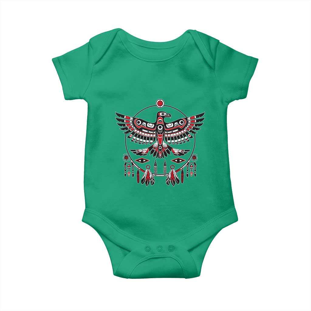 Thunderbird Native American Northwest Coast Art Baby Onesie - Wonder Print Shop