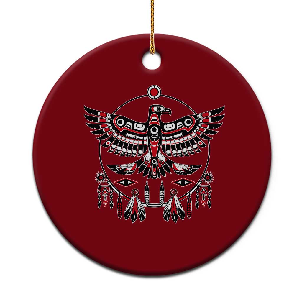 Thunderbird Native American Northwest Coast Art Ceramic Ornament