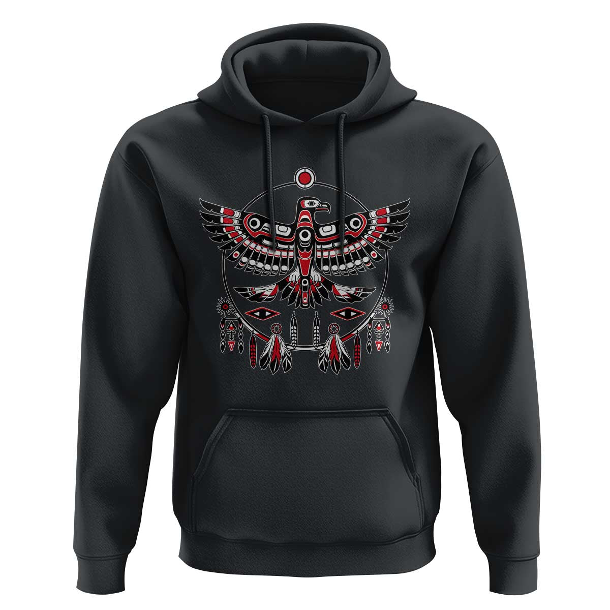 Thunderbird Native American Northwest Coast Art Hoodie - Wonder Print Shop