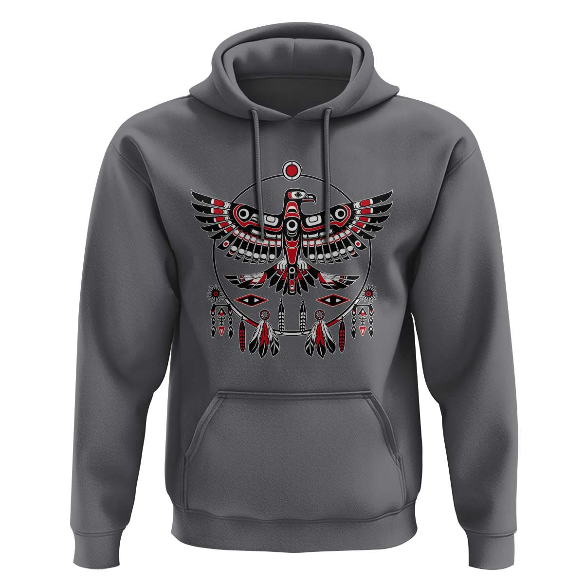 Thunderbird Native American Northwest Coast Art Hoodie - Wonder Print Shop