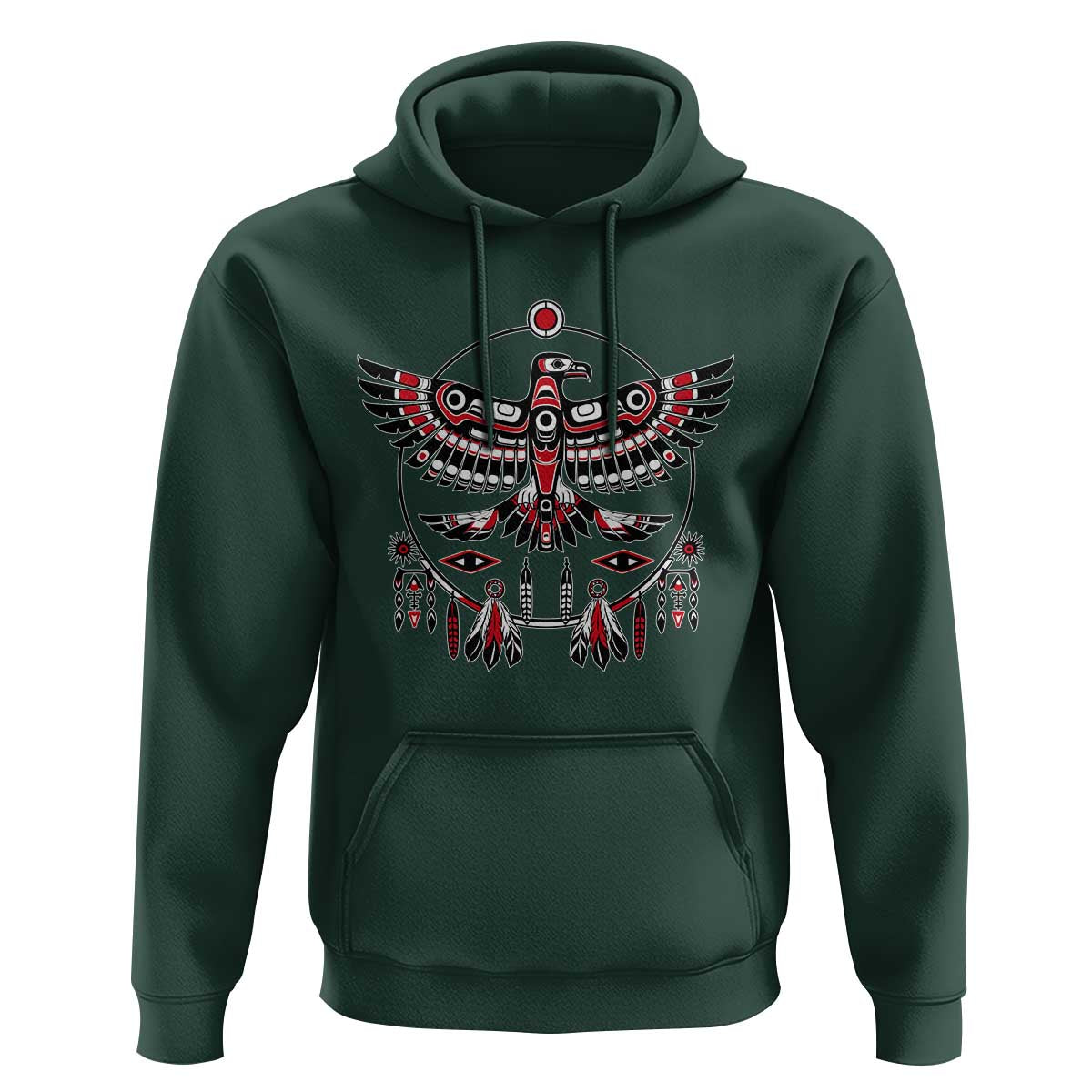 Thunderbird Native American Northwest Coast Art Hoodie - Wonder Print Shop