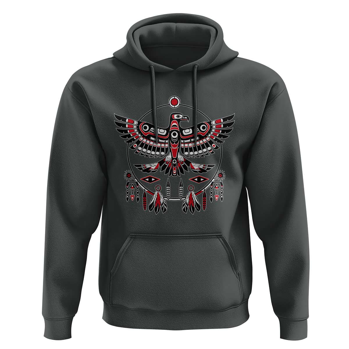Thunderbird Native American Northwest Coast Art Hoodie - Wonder Print Shop