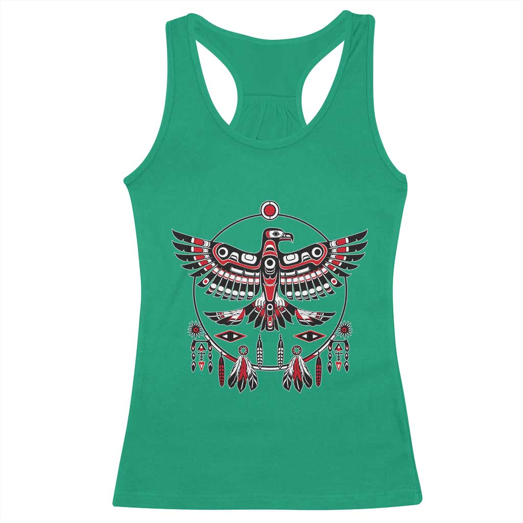 Thunderbird Native American Northwest Coast Art Racerback Tank Top - Wonder Print Shop