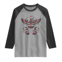 Thunderbird Native American Northwest Coast Art Raglan Shirt - Wonder Print Shop