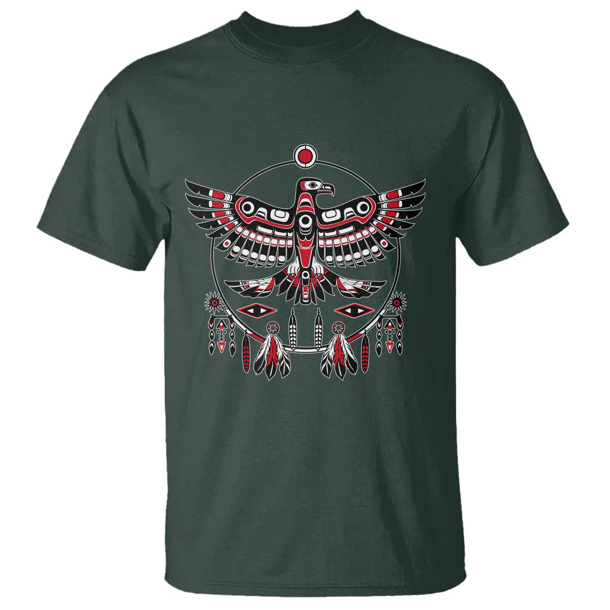 Thunderbird Native American Northwest Coast Art T Shirt - Wonder Print Shop
