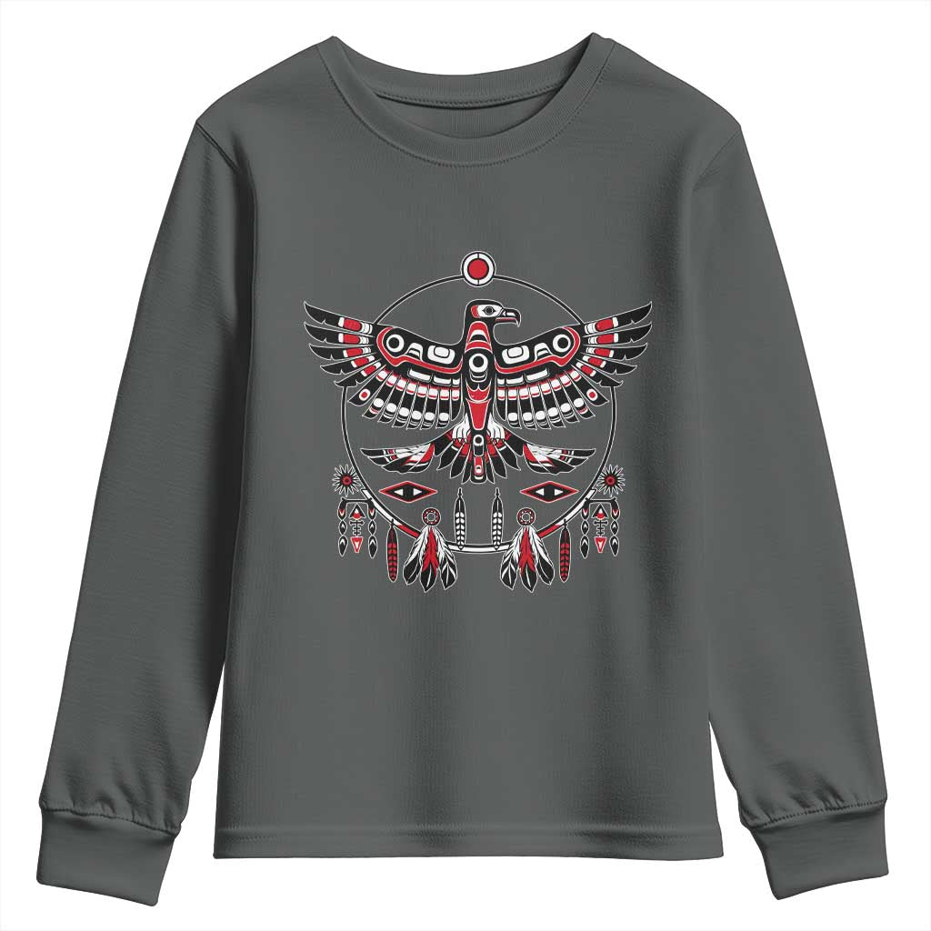 Thunderbird Native American Northwest Coast Art Youth Sweatshirt - Wonder Print Shop
