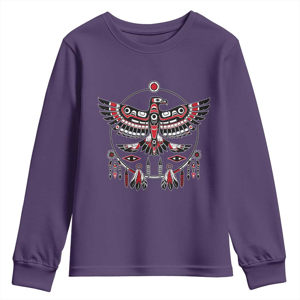 Thunderbird Native American Northwest Coast Art Youth Sweatshirt - Wonder Print Shop