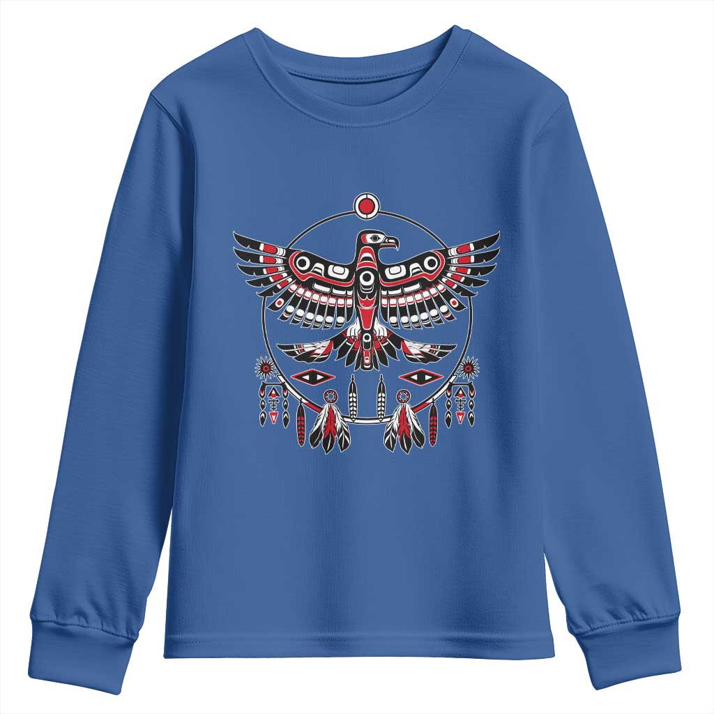 Thunderbird Native American Northwest Coast Art Youth Sweatshirt - Wonder Print Shop