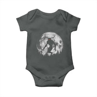 Wendigo Monster Baby Onesie Skinwalker Night Stroll Cryptid Full Moon - Wonder Print Shop