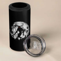 Wendigo Monster 4 in 1 Can Cooler Tumbler Skinwalker Night Stroll Cryptid Full Moon - Wonder Print Shop
