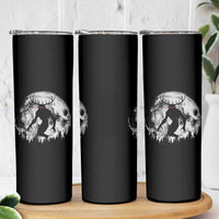 Wendigo Monster Skinny Tumbler Skinwalker Night Stroll Cryptid Full Moon - Wonder Print Shop