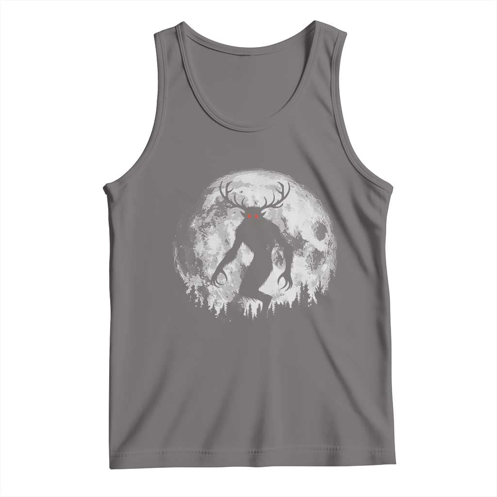 Wendigo Monster Tank Top Skinwalker Night Stroll Cryptid Full Moon - Wonder Print Shop