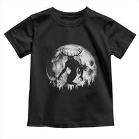 Wendigo Monster Toddler T Shirt Skinwalker Night Stroll Cryptid Full Moon - Wonder Print Shop
