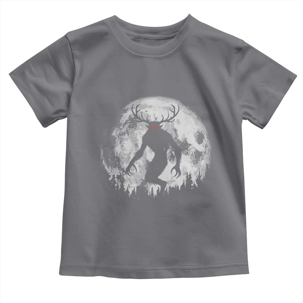 Wendigo Monster Toddler T Shirt Skinwalker Night Stroll Cryptid Full Moon - Wonder Print Shop