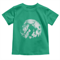 Wendigo Monster Toddler T Shirt Skinwalker Night Stroll Cryptid Full Moon - Wonder Print Shop