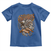 Sturgis South Dakota Indian American Rider Skull 86th Anniversary Toddler T Shirt