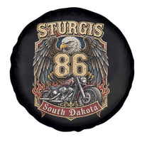 Sturgis South Dakota Motorcycle Lover Eagle 86th Anniversary Spare Tire Cover