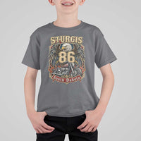 Sturgis South Dakota Motorcycle Lover Eagle 86th Anniversary T Shirt For Kid