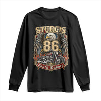 Sturgis South Dakota Motorcycle Lover Eagle 86th Anniversary Long Sleeve Shirt