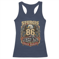 Sturgis South Dakota Motorcycle Lover Eagle 86th Anniversary Racerback Tank Top