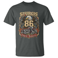 Sturgis South Dakota Motorcycle Lover Eagle 86th Anniversary T Shirt