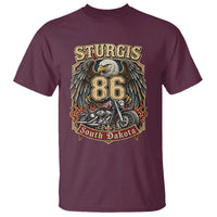 Sturgis South Dakota Motorcycle Lover Eagle 86th Anniversary T Shirt
