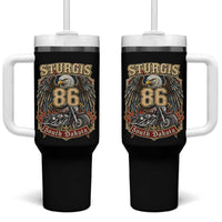 Sturgis South Dakota Motorcycle Lover Eagle 86th Anniversary Tumbler With Handle