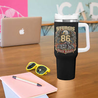 Sturgis South Dakota Motorcycle Lover Eagle 86th Anniversary Tumbler With Handle