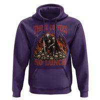 Three Coffees No Lunch Hoodie Funny Medieval Knight Coffee Lover