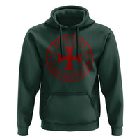 Deus Vult Ordo Silentium Knights Templar Est 1119 Hoodie Crusader Cross