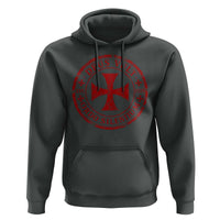 Deus Vult Ordo Silentium Knights Templar Est 1119 Hoodie Crusader Cross