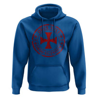 Deus Vult Ordo Silentium Knights Templar Est 1119 Hoodie Crusader Cross
