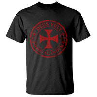 Deus Vult Ordo Silentium Knights Templar Est 1119 T Shirt Crusader Cross