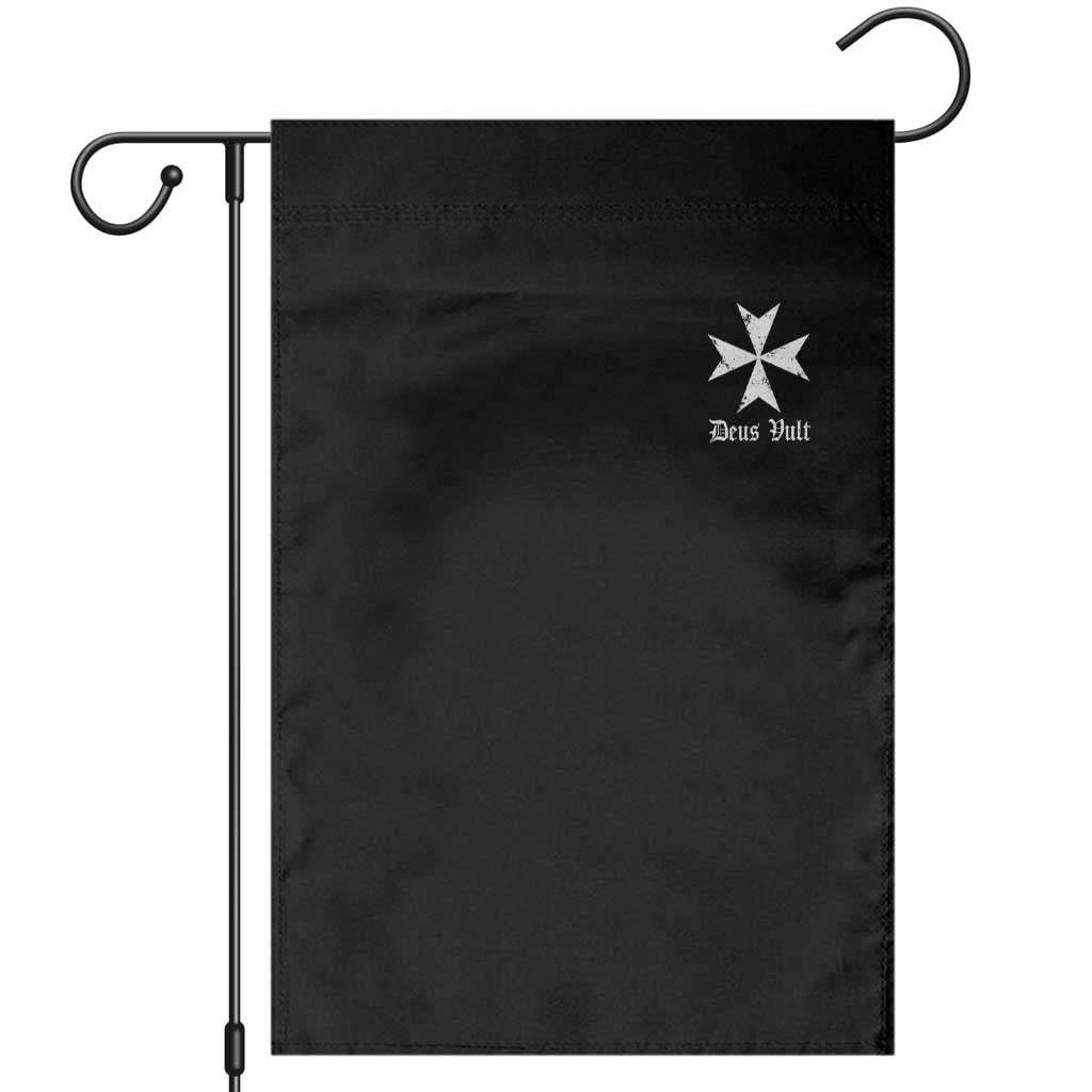 Knights Hospitaller Maltese Cross Catholic Christian Deus Vult Garden Flag