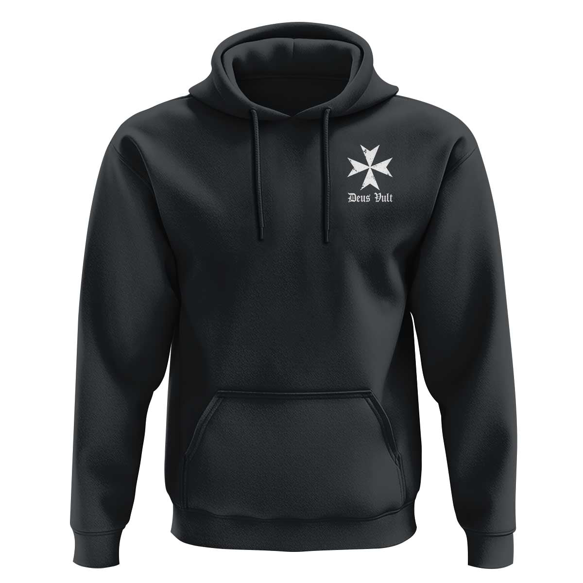 Knights Hospitaller Maltese Cross Catholic Christian Deus Vult Hoodie