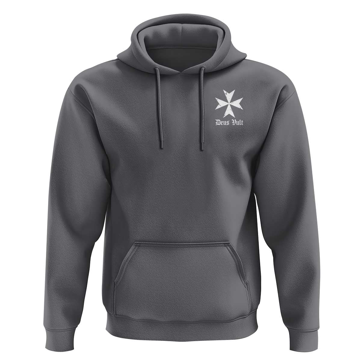 Knights Hospitaller Maltese Cross Catholic Christian Deus Vult Hoodie