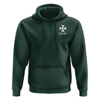 Knights Hospitaller Maltese Cross Catholic Christian Deus Vult Hoodie
