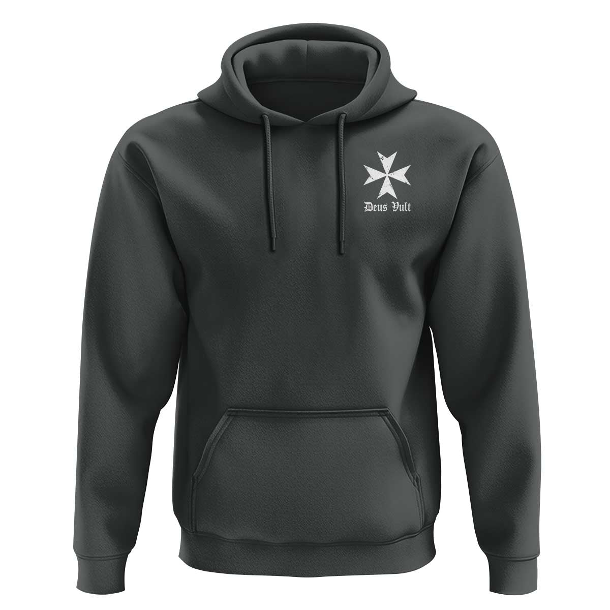 Knights Hospitaller Maltese Cross Catholic Christian Deus Vult Hoodie
