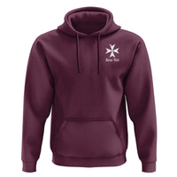 Knights Hospitaller Maltese Cross Catholic Christian Deus Vult Hoodie