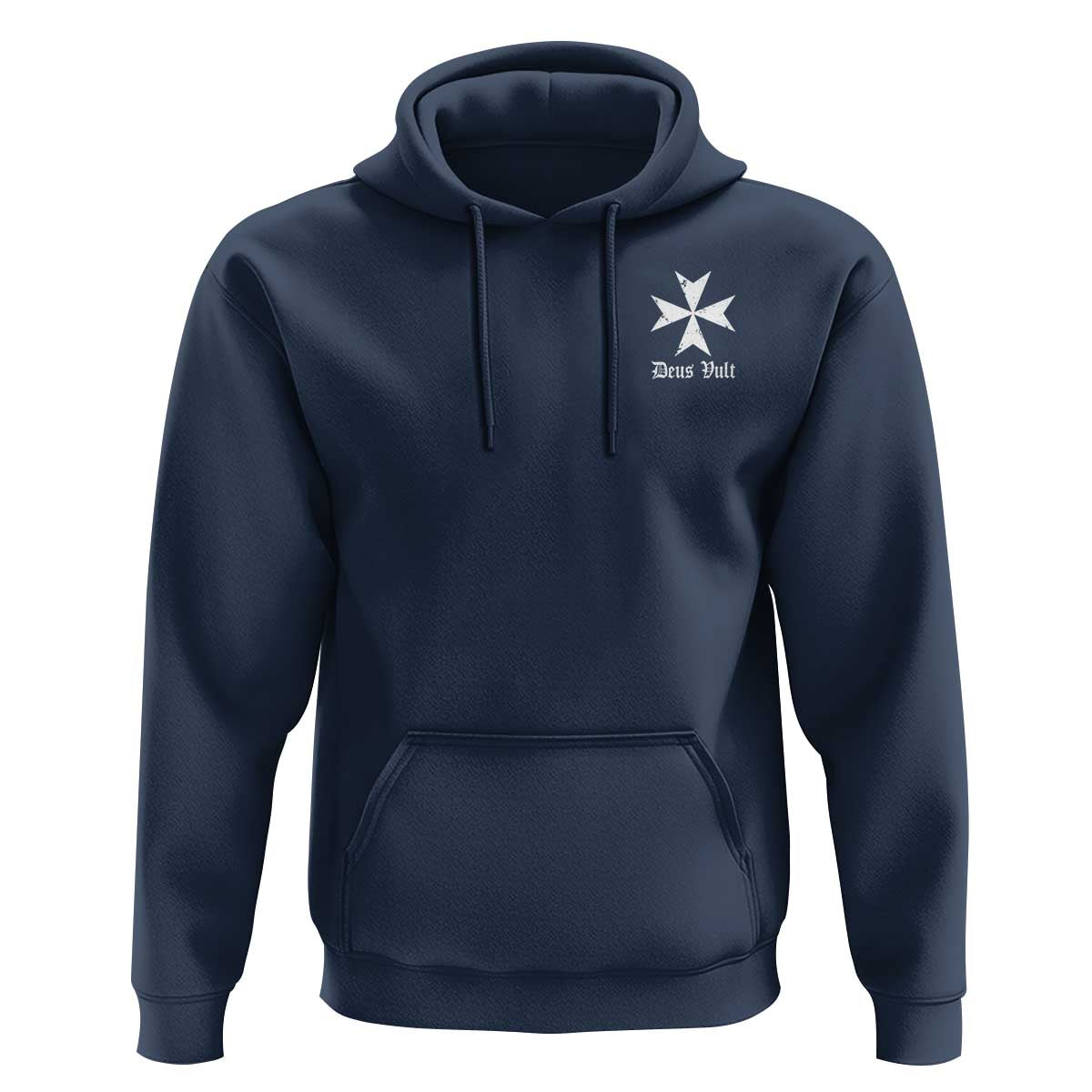 Knights Hospitaller Maltese Cross Catholic Christian Deus Vult Hoodie