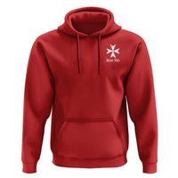 Knights Hospitaller Maltese Cross Catholic Christian Deus Vult Hoodie