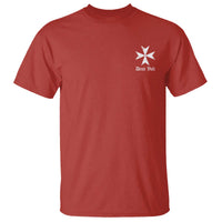Knights Hospitaller Maltese Cross Catholic Christian Deus Vult T Shirt