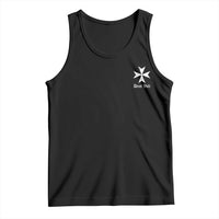 Knights Hospitaller Maltese Cross Catholic Christian Deus Vult Tank Top