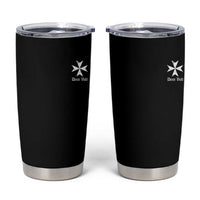 Knights Hospitaller Maltese Cross Catholic Christian Deus Vult Tumbler Cup