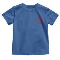 Deus Vult Catholic Knight Templar Jerusalem Cross Toddler T Shirt