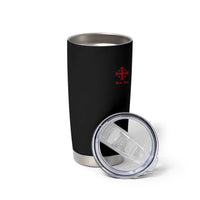 Deus Vult Catholic Knight Templar Jerusalem Cross Tumbler Cup