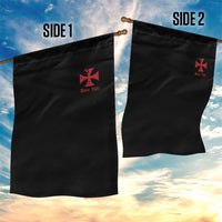 Deus Vult Catholic Knight Templar Crusader Cross Faith Garden Flag