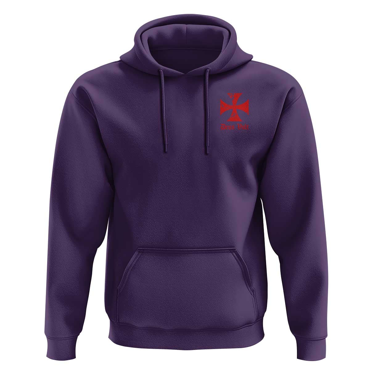 Deus Vult Catholic Knight Templar Crusader Cross Faith Hoodie